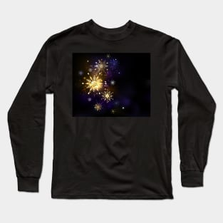 Glittering Snowflakes Long Sleeve T-Shirt